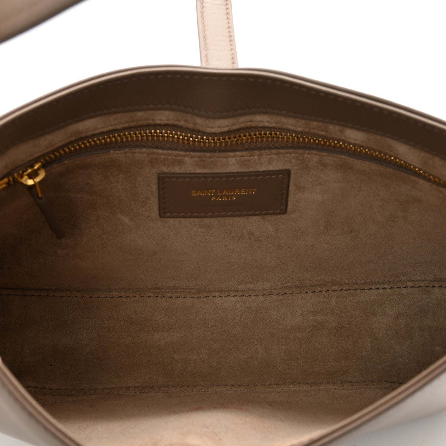Saint Laurent Smooth Calfskin Le 5 A 7 Hobo Taupe 6 of 10