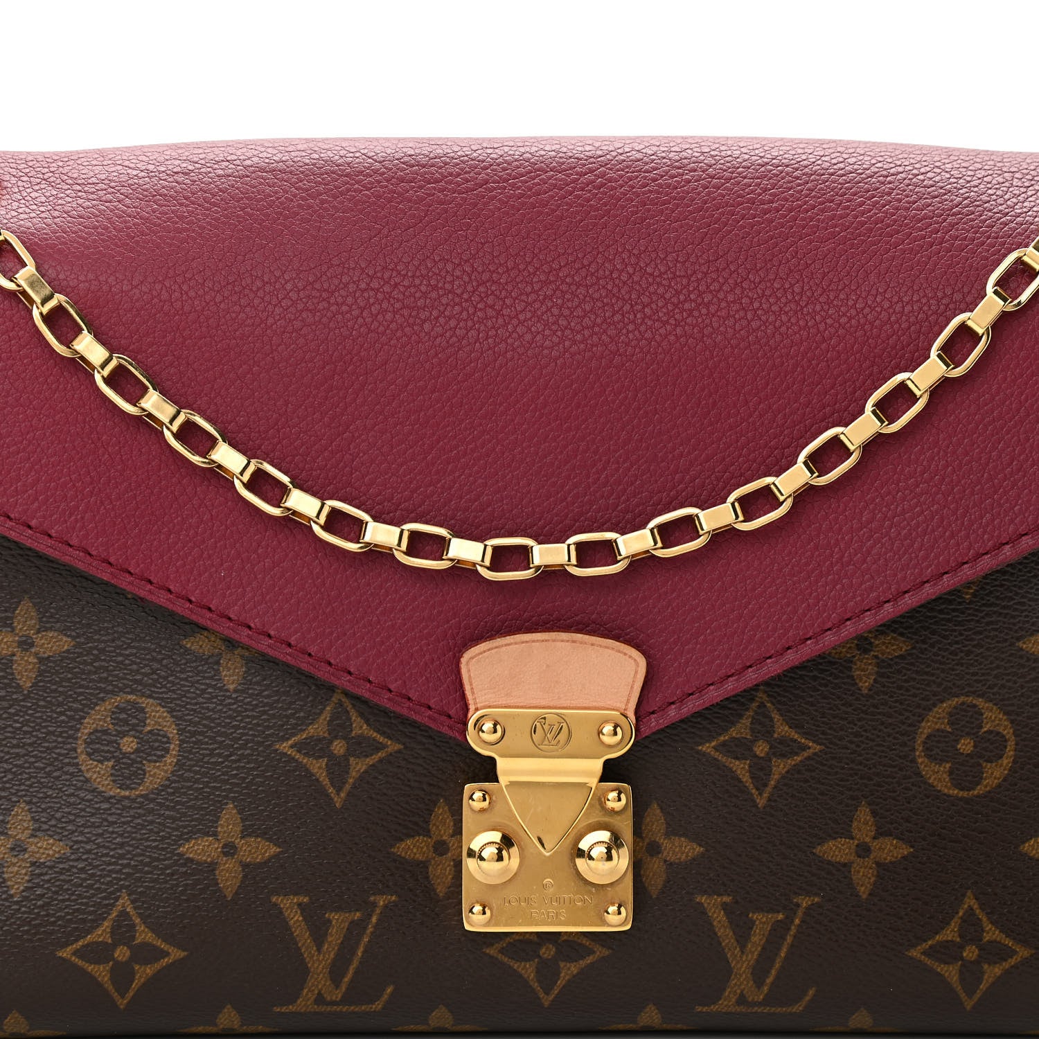Louis Vuitton Monogram Pallas Chain Aurore 7 of 10
