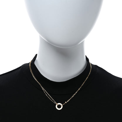 Cartier 18K Yellow Gold 2 Diamond LOVE Necklace 2 of 5