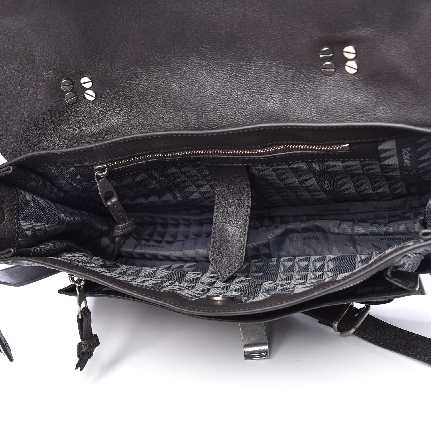 Proenza Schouler Lambskin Medium PS1 Satchel Pepe 5 of 8