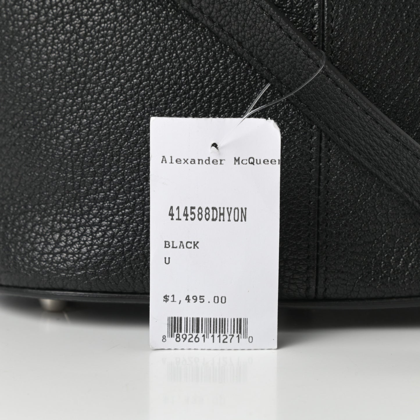 Calfskin De Manta Shoulder Bag Black