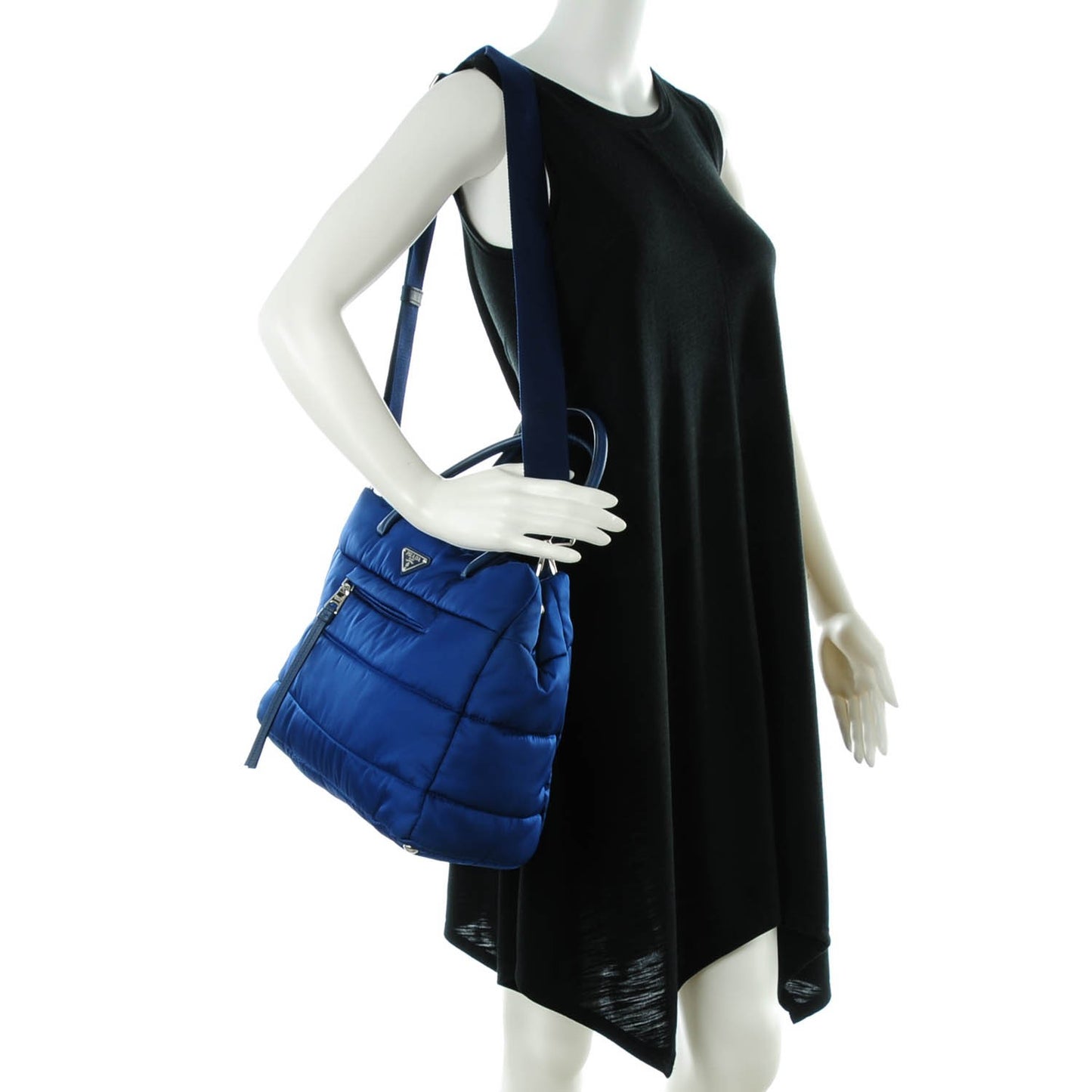 Tessuto Nylon Bomber Tote Bleuette