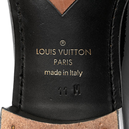 Louis Vuitton Patent Monogram Mens Club Loafers 11 Anthracite 8 of 12