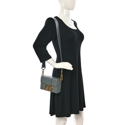 Christian Dior Box Calfskin 30 Montaigne Box Bag Gray 2 of 16