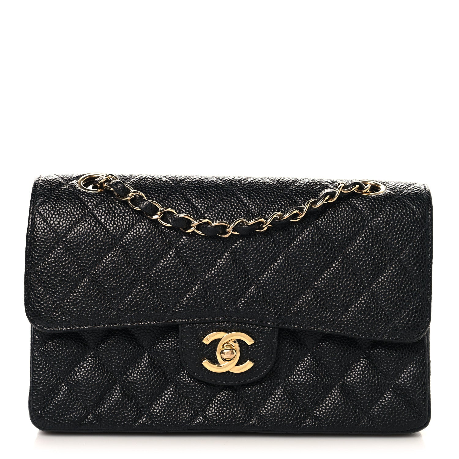 Chanel Caviar Quilted Small Double Flap Black 1 of 12