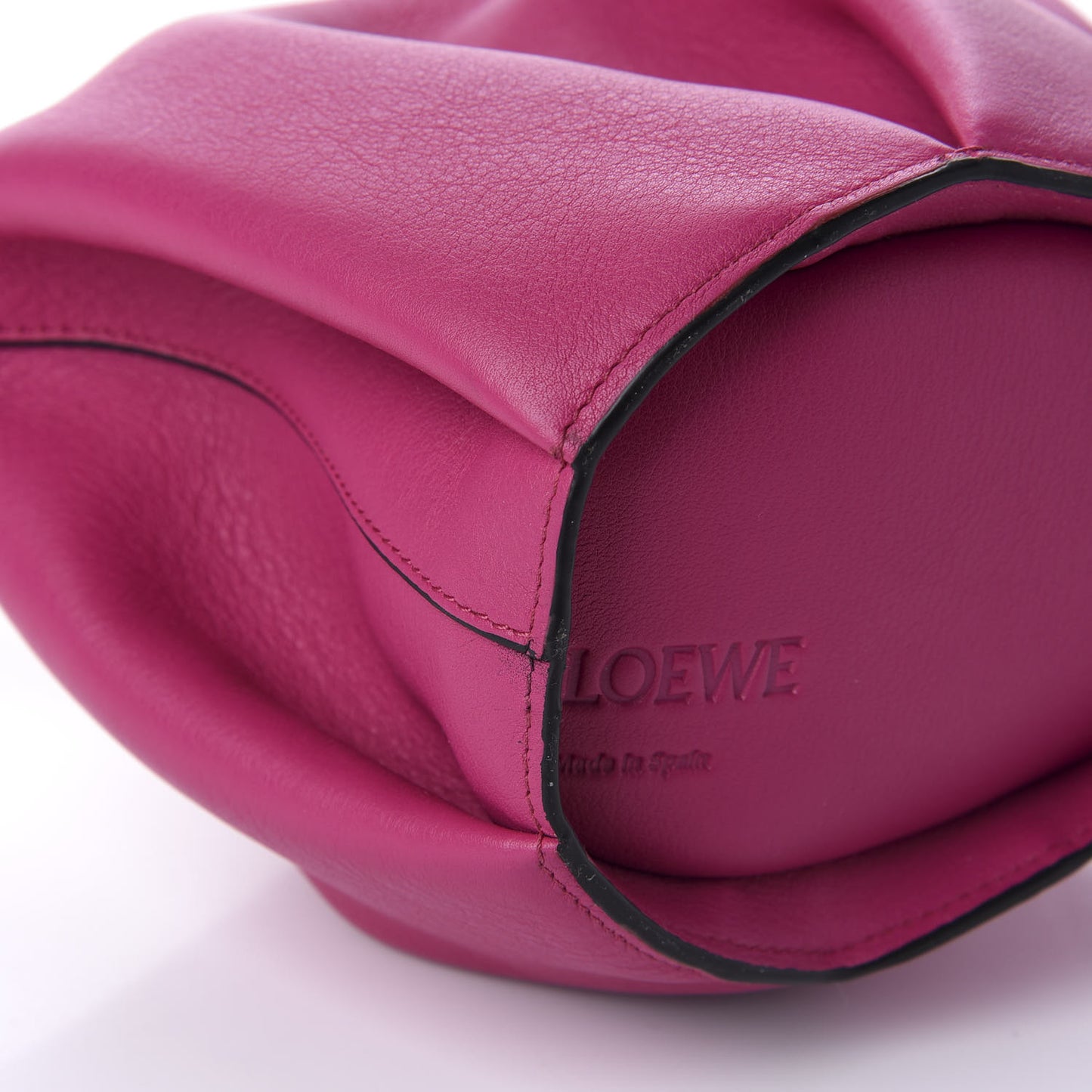 Calfskin Mini Elephant Crossbody Bag Fuchsia