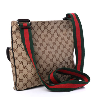 Gucci Monogram Signature Web Small Messenger Brown 2 of 4