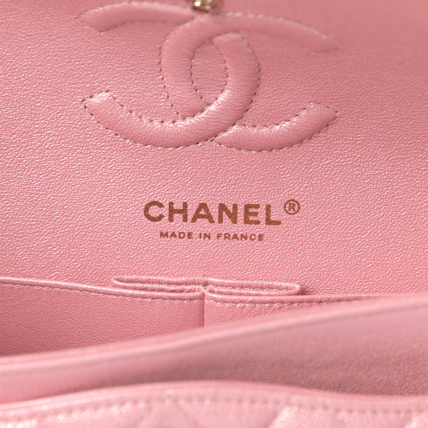 Chanel Iridescent Caviar Quilted Small Double Flap Pink 6 of 11