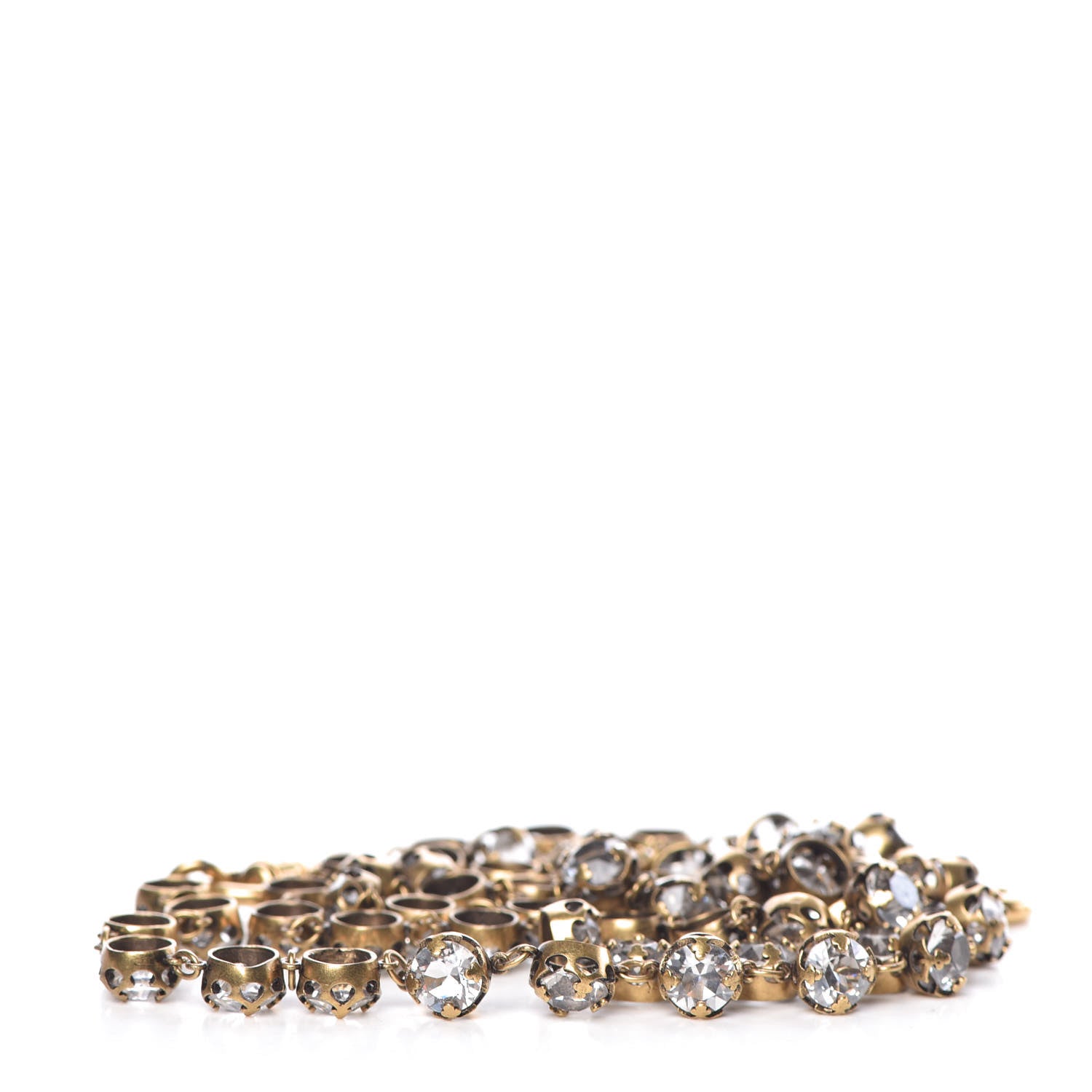 Christian Dior Crystal Chain Gold 2 of 4