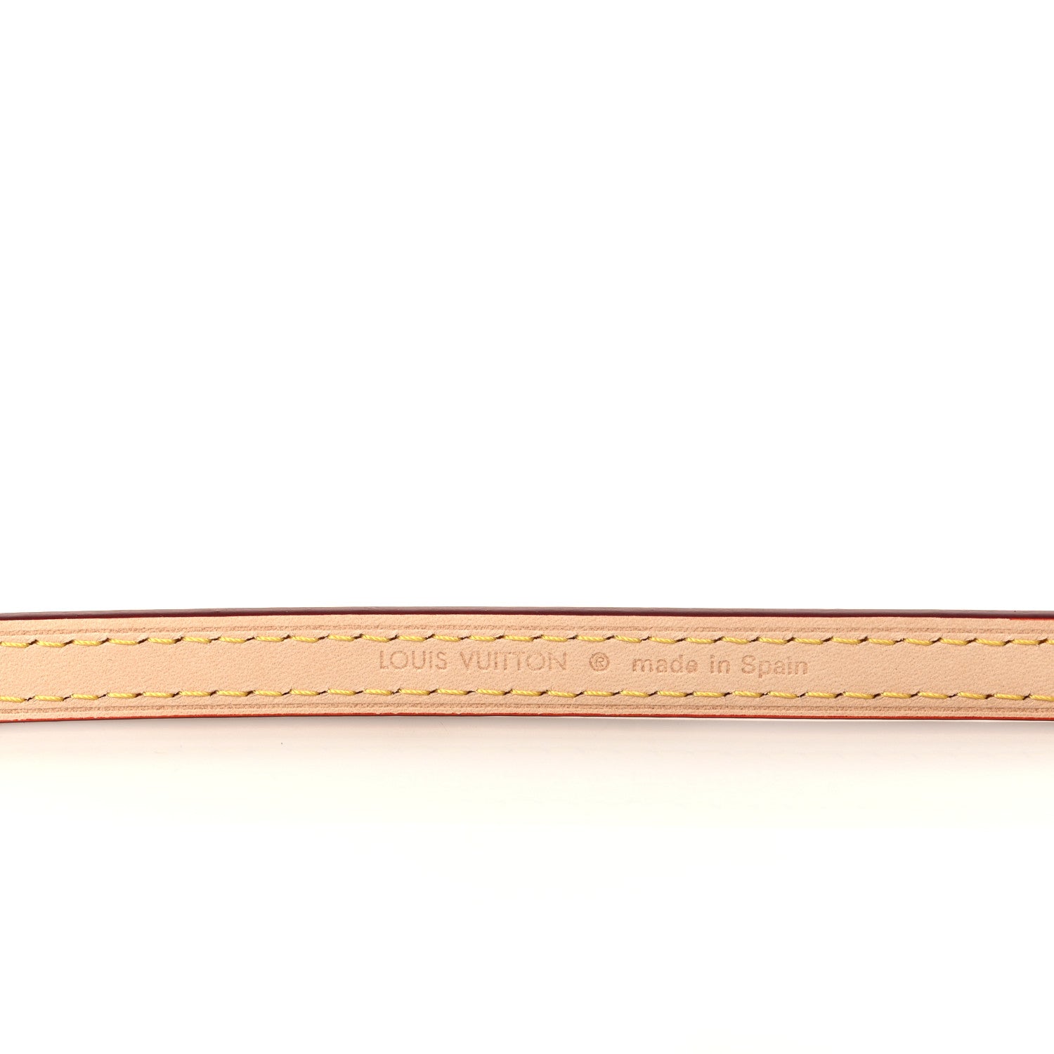 Louis Vuitton Vachetta 12mm Long Shoulder Strap VVN 3 of 4