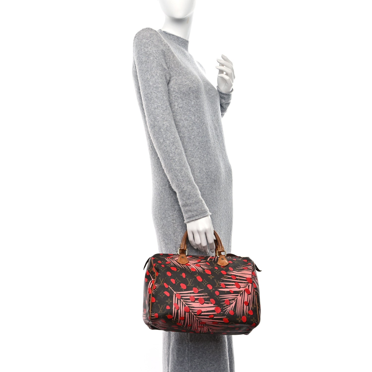 Louis Vuitton Monogram Jungle Dots Speedy 30 Sugar Pink Poppy 2 of 14