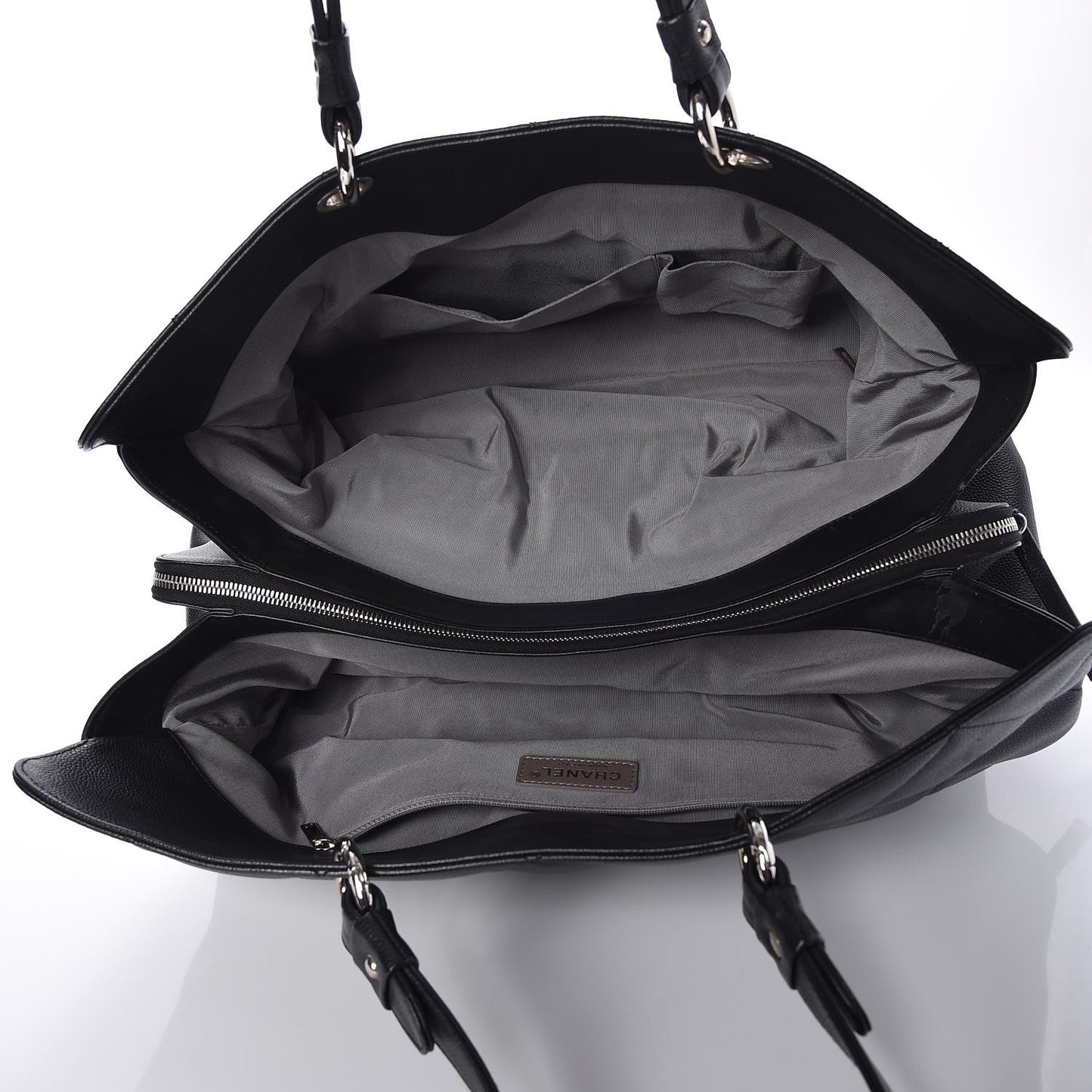 Caviar Quilted XL Tote Black