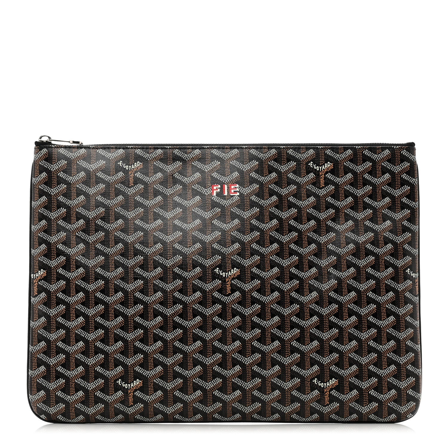Goyard Goyardine Senat Pochette GM Black 1 of 7
