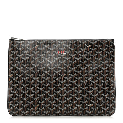 Goyard Goyardine Senat Pochette GM Black 1 of 7