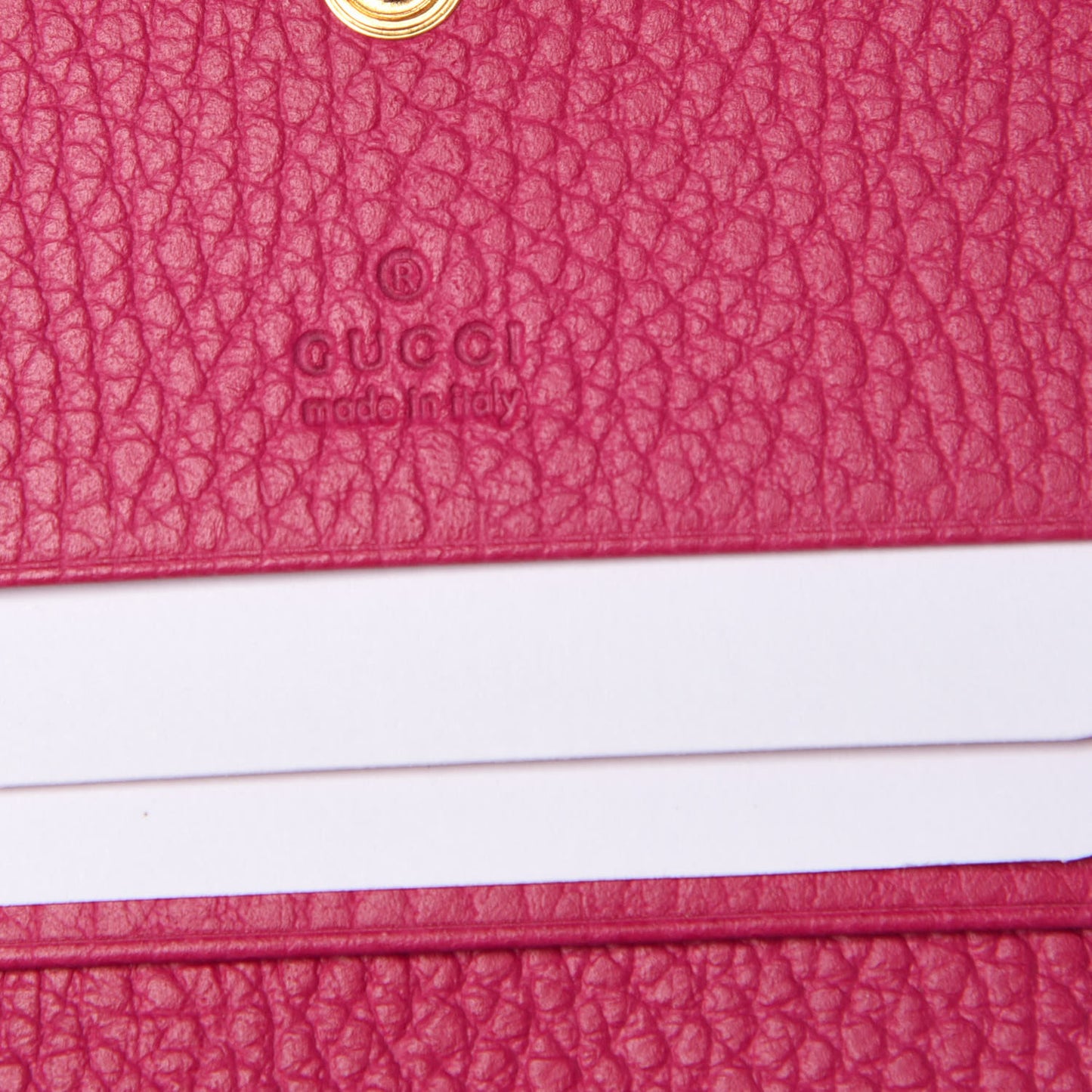 Dollar Calfskin GG Marmont Card Case Box Pink