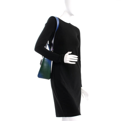 Christian Dior Box Calfskin Gradient Medium Lady Dior Purple Blue Green 2 of 13