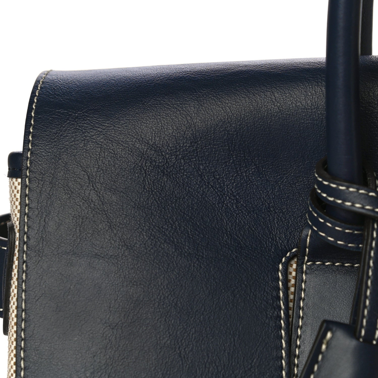 Mulberry Calfskin Canvas Heritage Bayswater Midnight 12 of 16