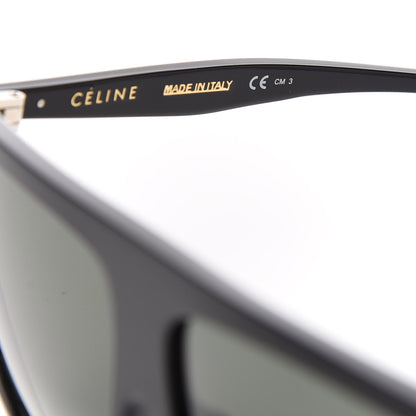 Celine Acetate Thin Shadow Sunglasses CL41435/S Black 6 of 6