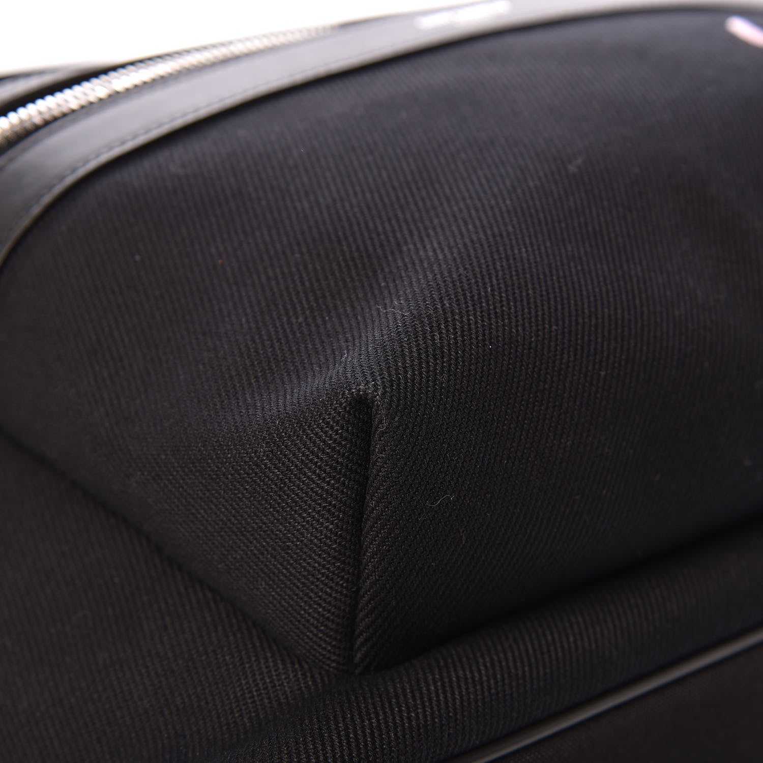 Saint Laurent Canvas Signature Embroidered City Backpack Black 12 of 12