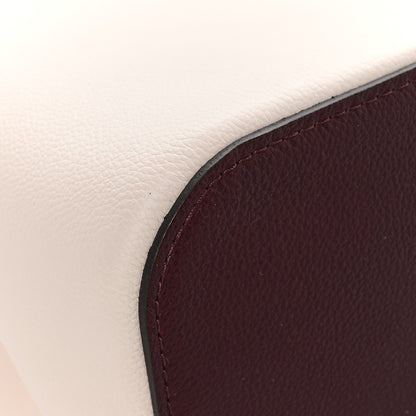 Louis Vuitton Calfskin Lockme Bucket Soie Quartz Calla 9 of 10