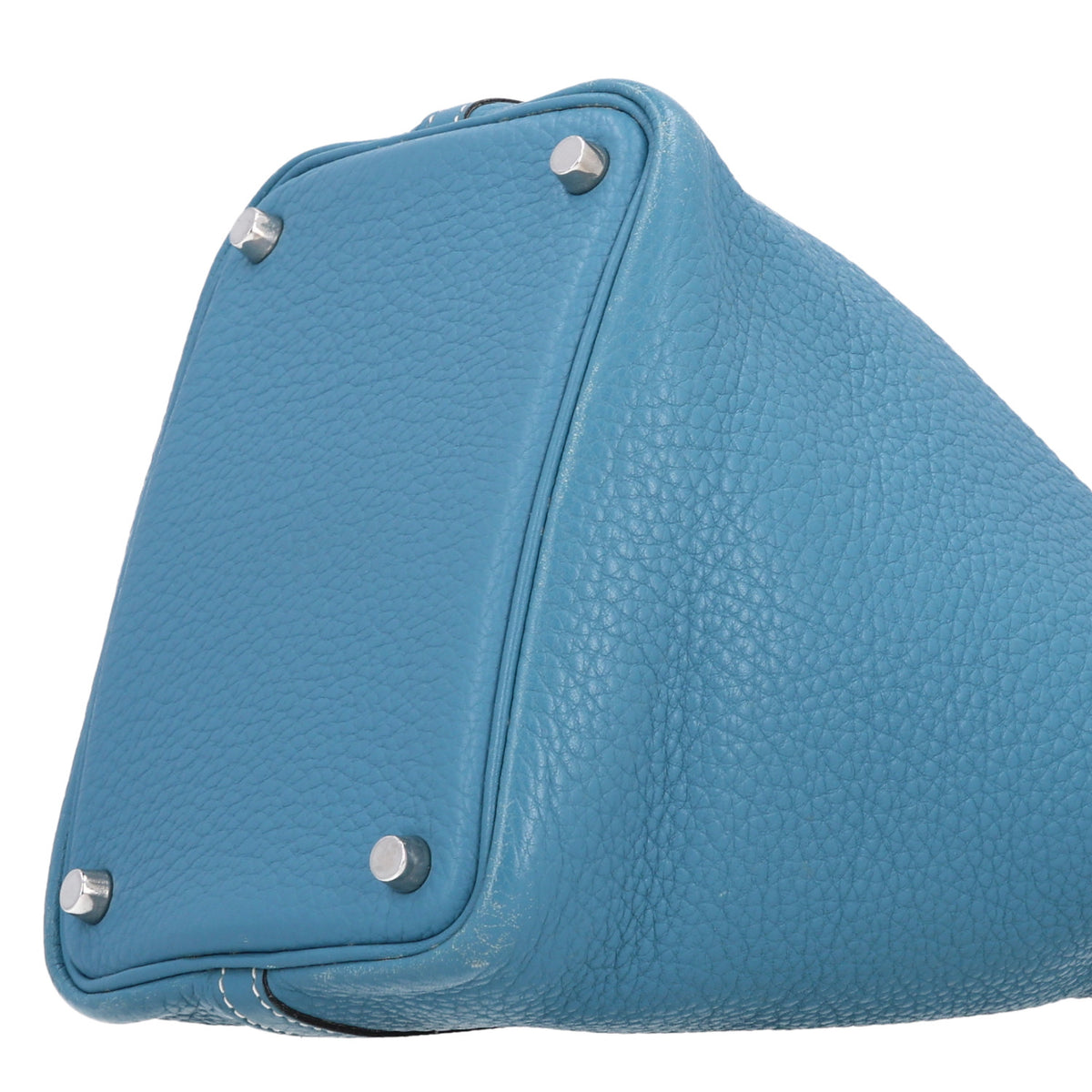 Hermes Taurillon Clemence Picotin Lock 18 PM Blue Jean 10 of 10
