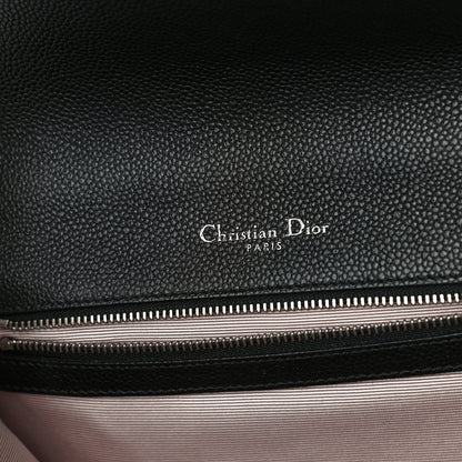Christian Dior Grained Calfskin Medium Diorama Flap Bag Black 6 of 11