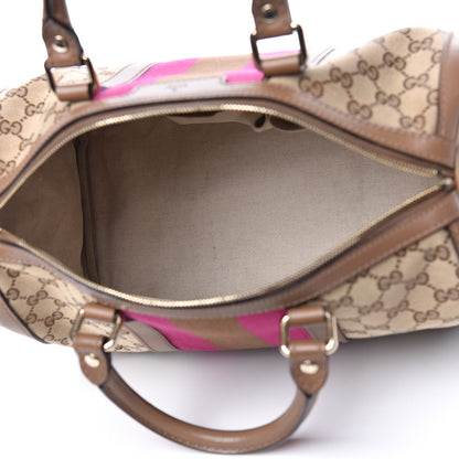 Gucci Monogram Vintage Web Medium Boston Maple Brown 5 of 18