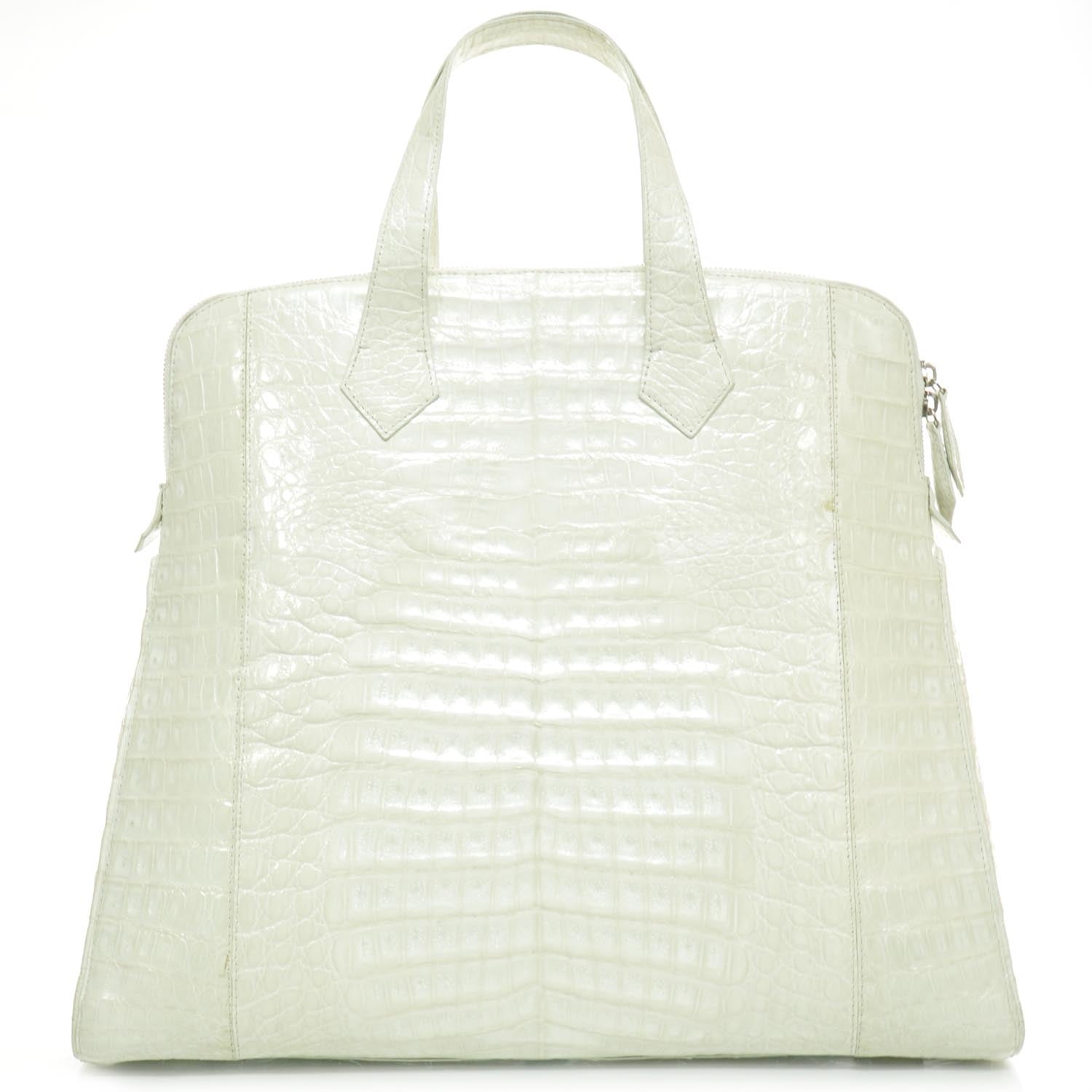 Nancy Gonzalez Crocodile Tote White 4 of 8