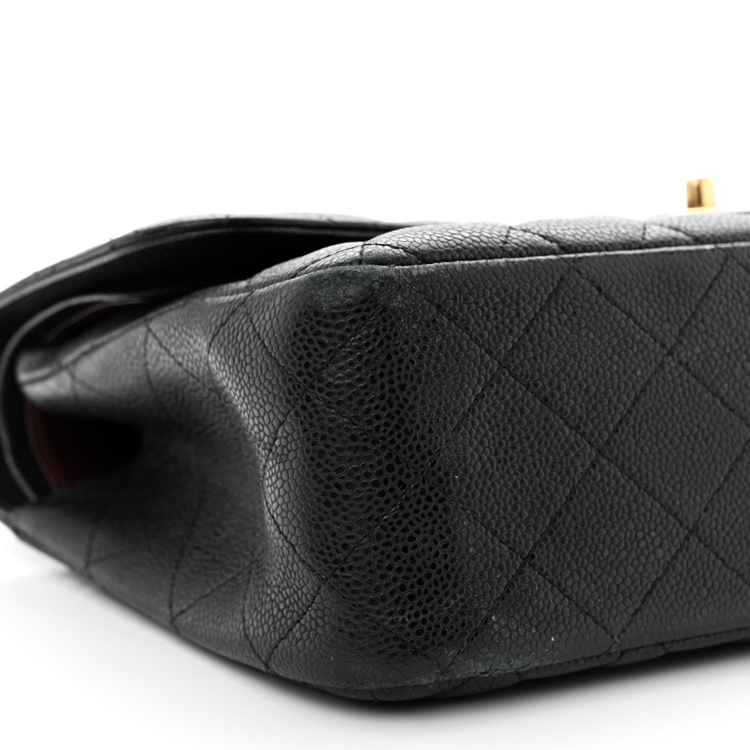 Chanel Caviar Quilted Jumbo Double Flap Black 11 of 19