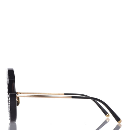 Dolce & Gabbana DG Crystal Sunglasses DG 6121 Black 2 of 7