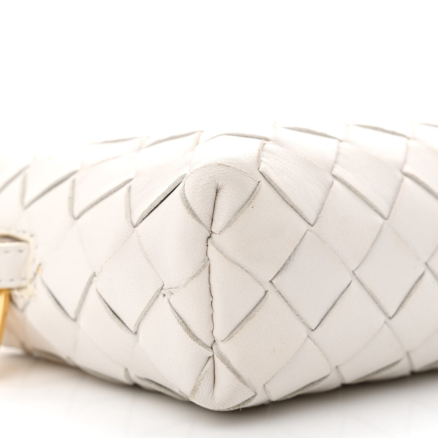Nappa Intrecciato Crossbody White