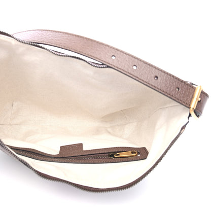 Gucci GG Supreme Monogram Web Small Ophidia Half Moon Hobo Brown 4 of 4