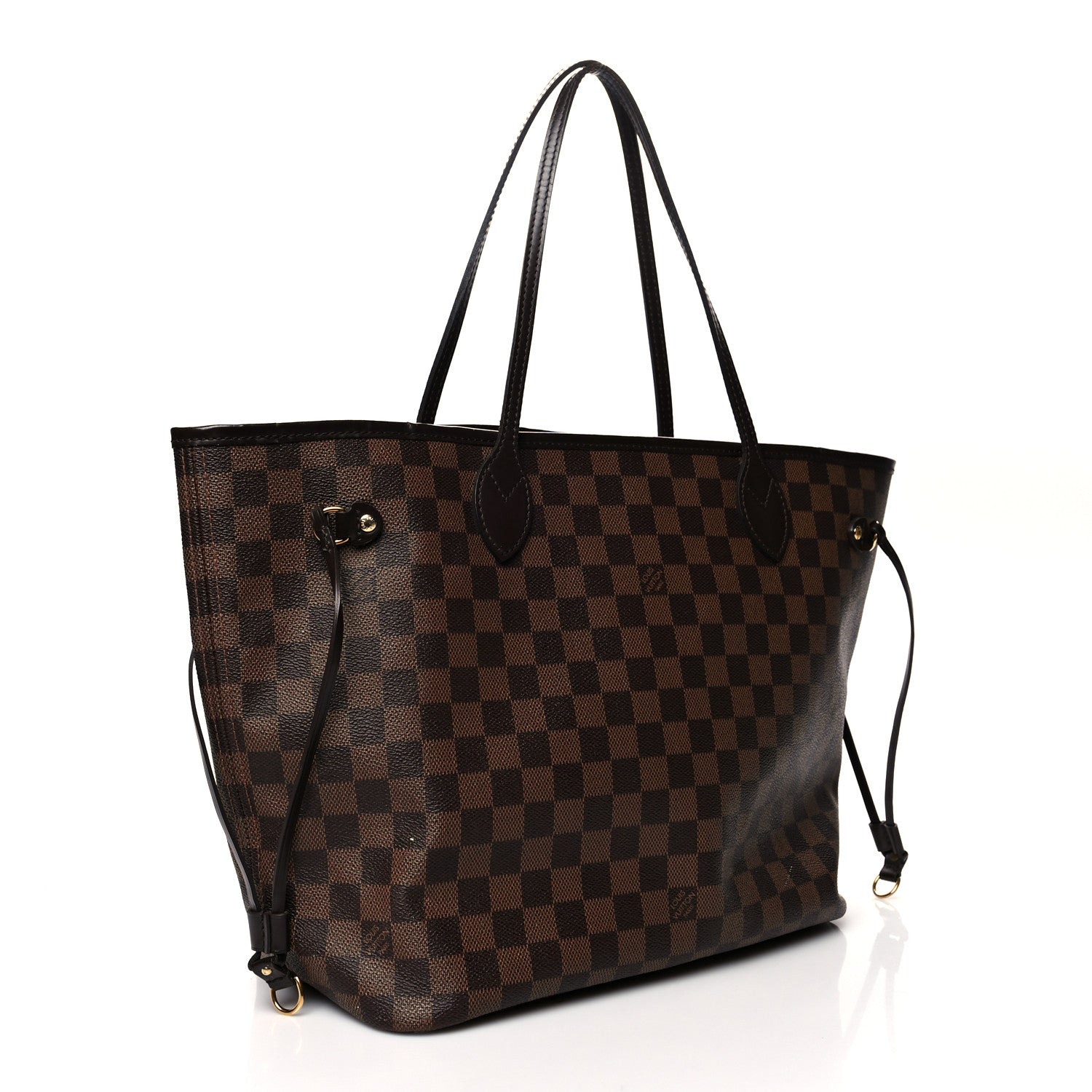 Louis Vuitton Damier Ebene Neo Neverfull MM Rose Ballerine 2 of 12