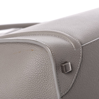 Celine Drummed Calfskin Mini Luggage Souris 14 of 16