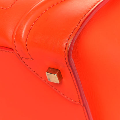 Celine Smooth Calfskin Mini Luggage Orange 5 of 26