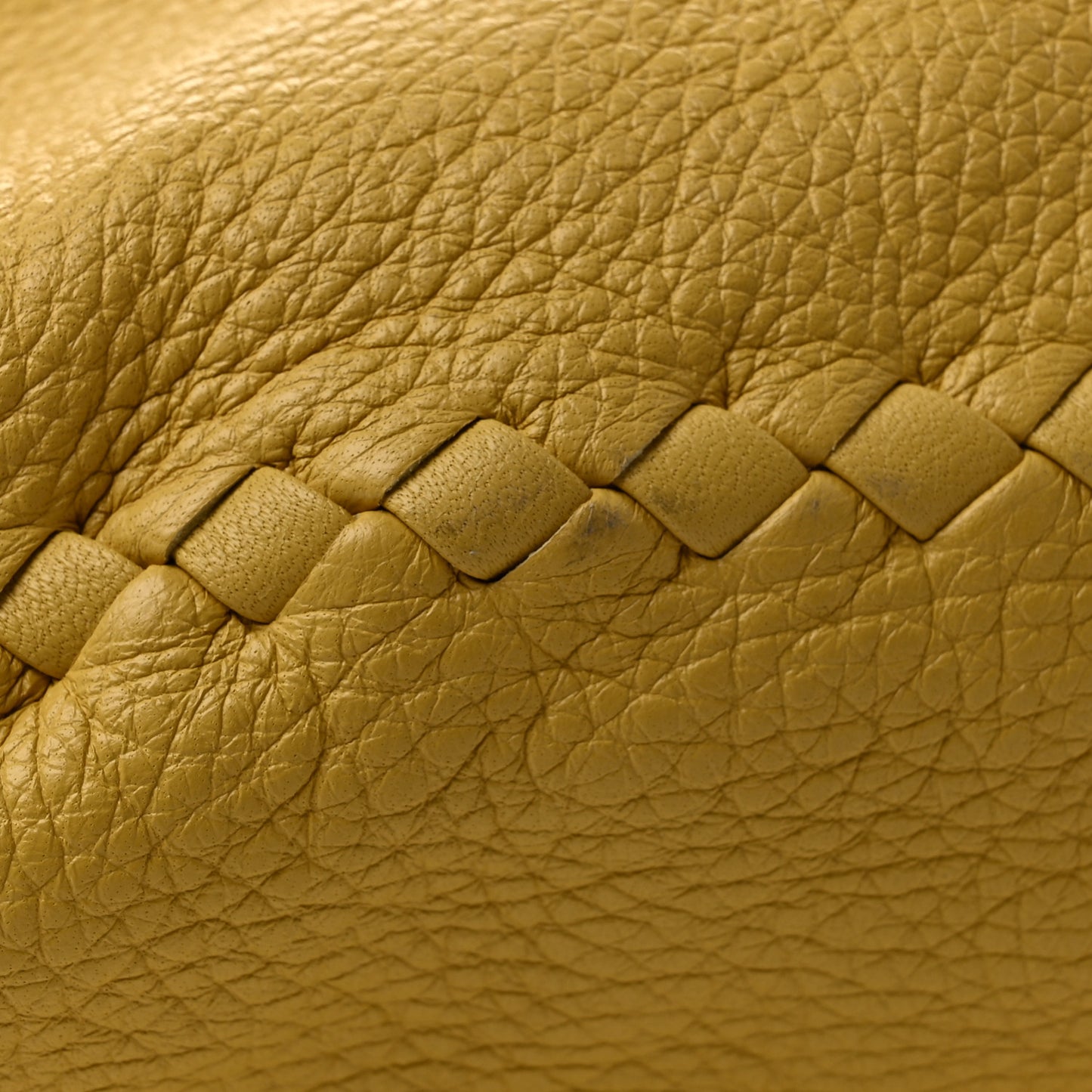 Cervo Deerskin Large Hobo Yellow