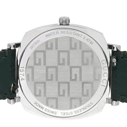 Gucci Stainless Steel Calfskin 35mm Grip Quartz Watch Green 4 of 4