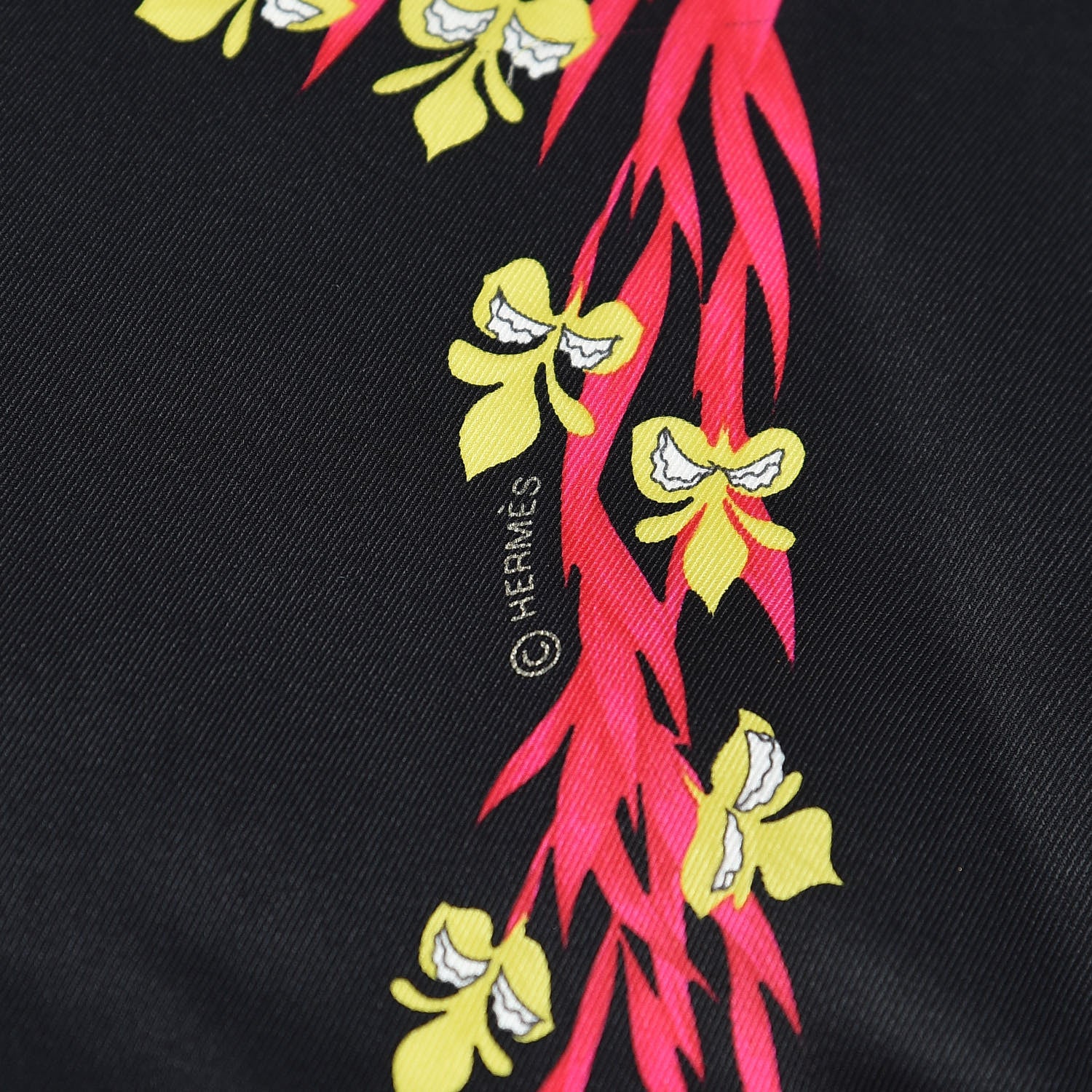 Hermes Silk Cheval Fleuri Scarf 70 4 of 6