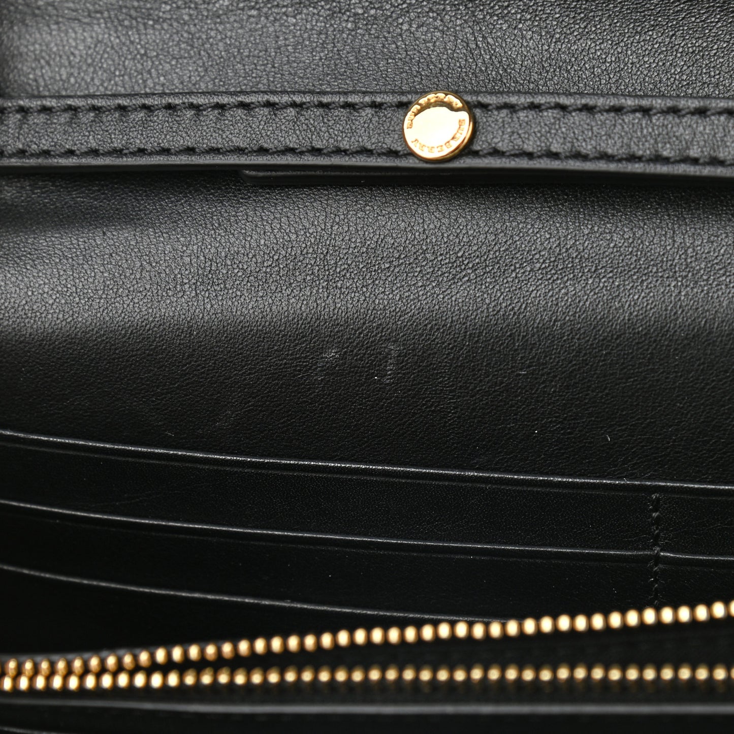 Calfskin House Check Henley Wallet On Chain Black