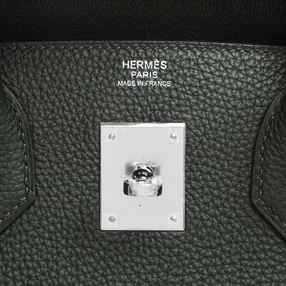 Hermes Togo Birkin 30 Vert Fonce 6 of 33