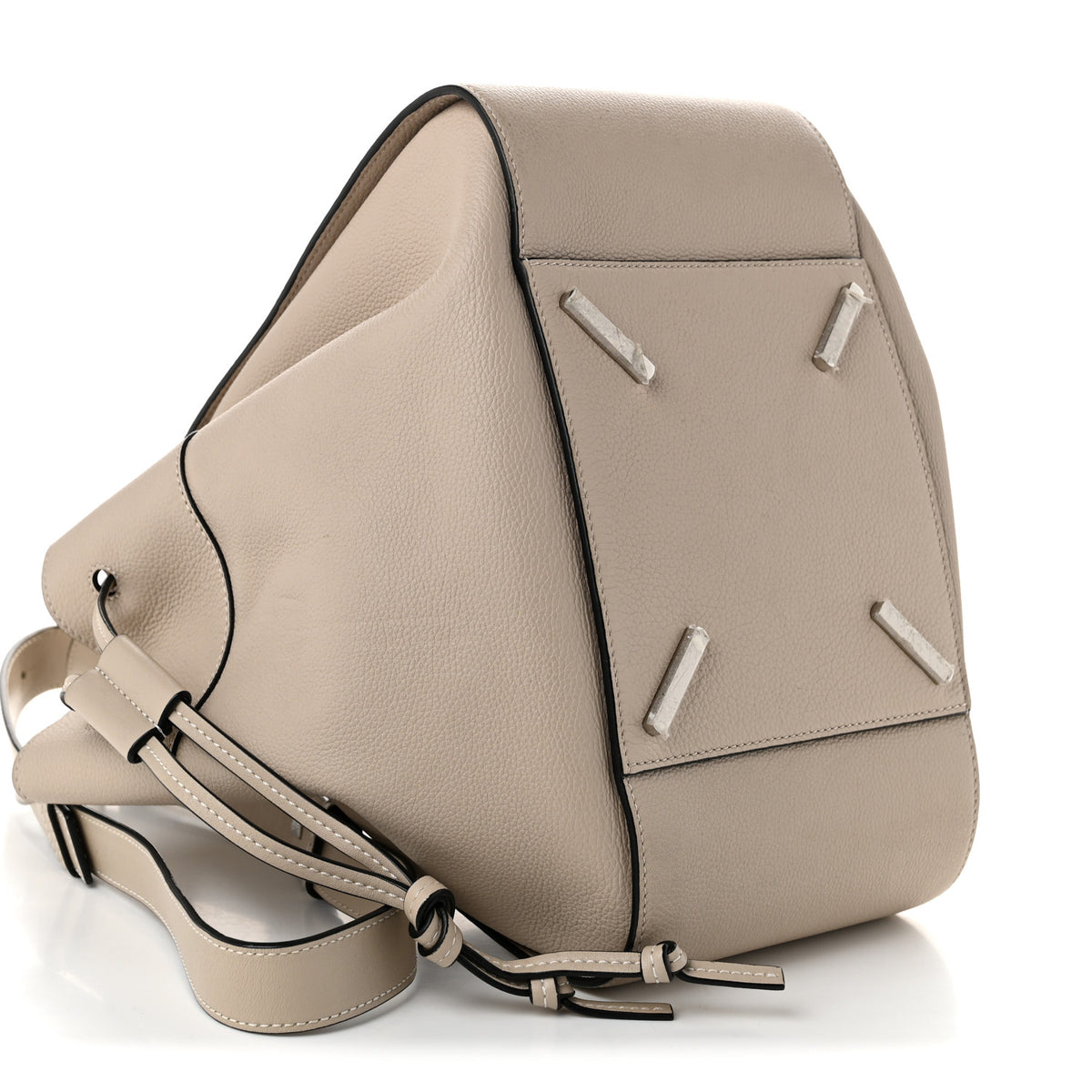 Calfskin Medium Hammock Shoulder Bag Light Oat