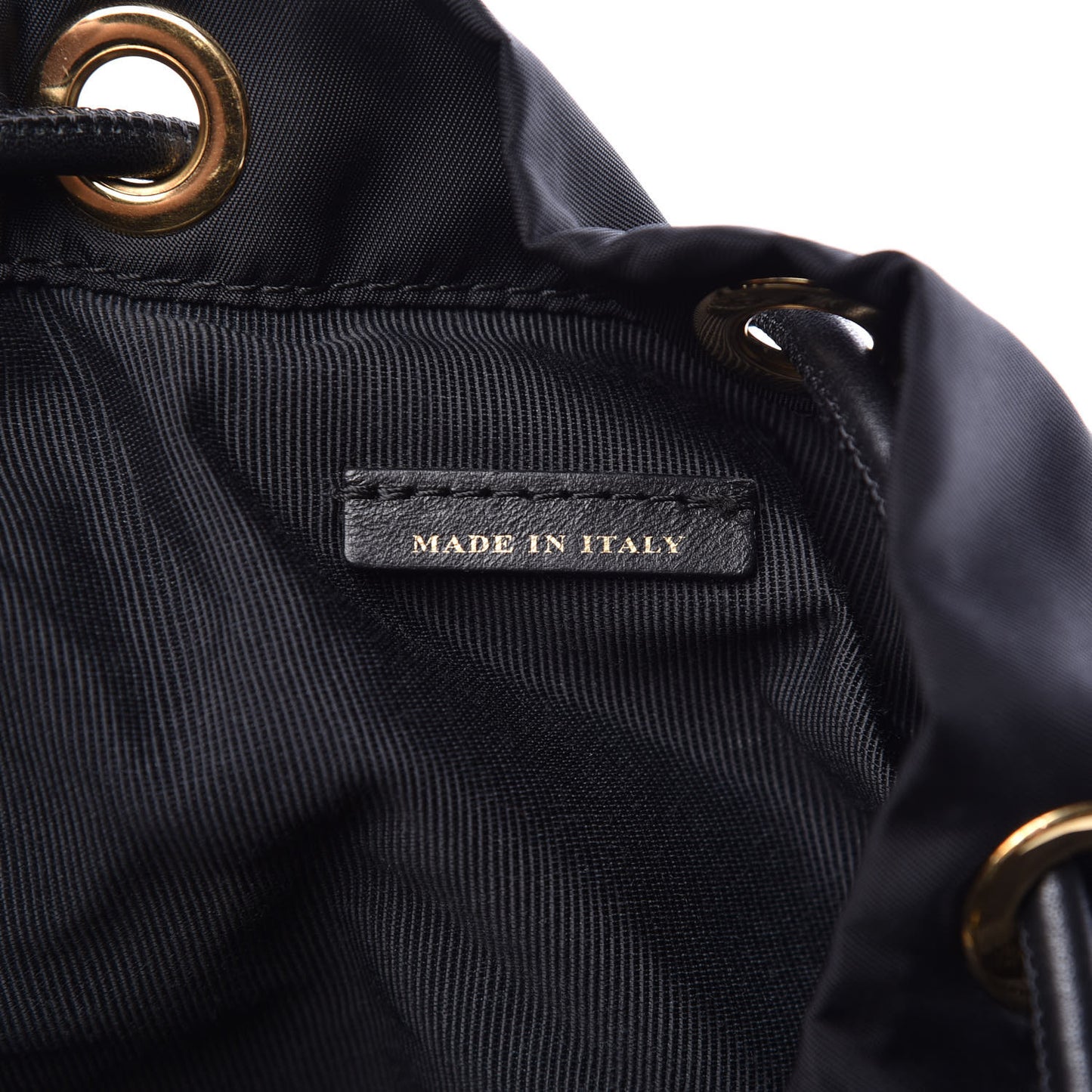 Nylon Large Rucksack Backpack Black
