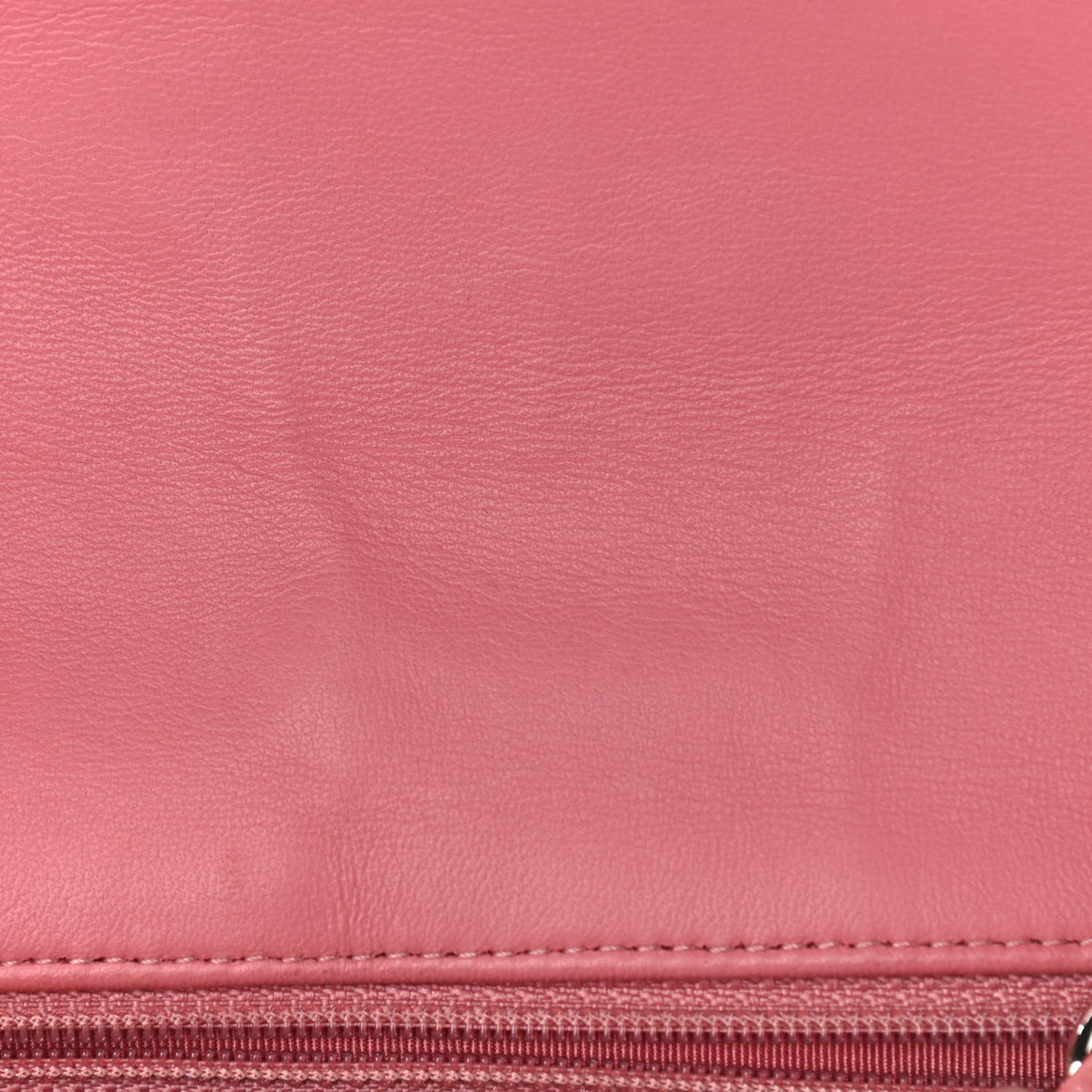 Lambskin Quilted Mini Rectangular Flap Pink