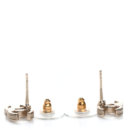 Chanel Pearl Crystal CC Earrings Gold 3 of 5
