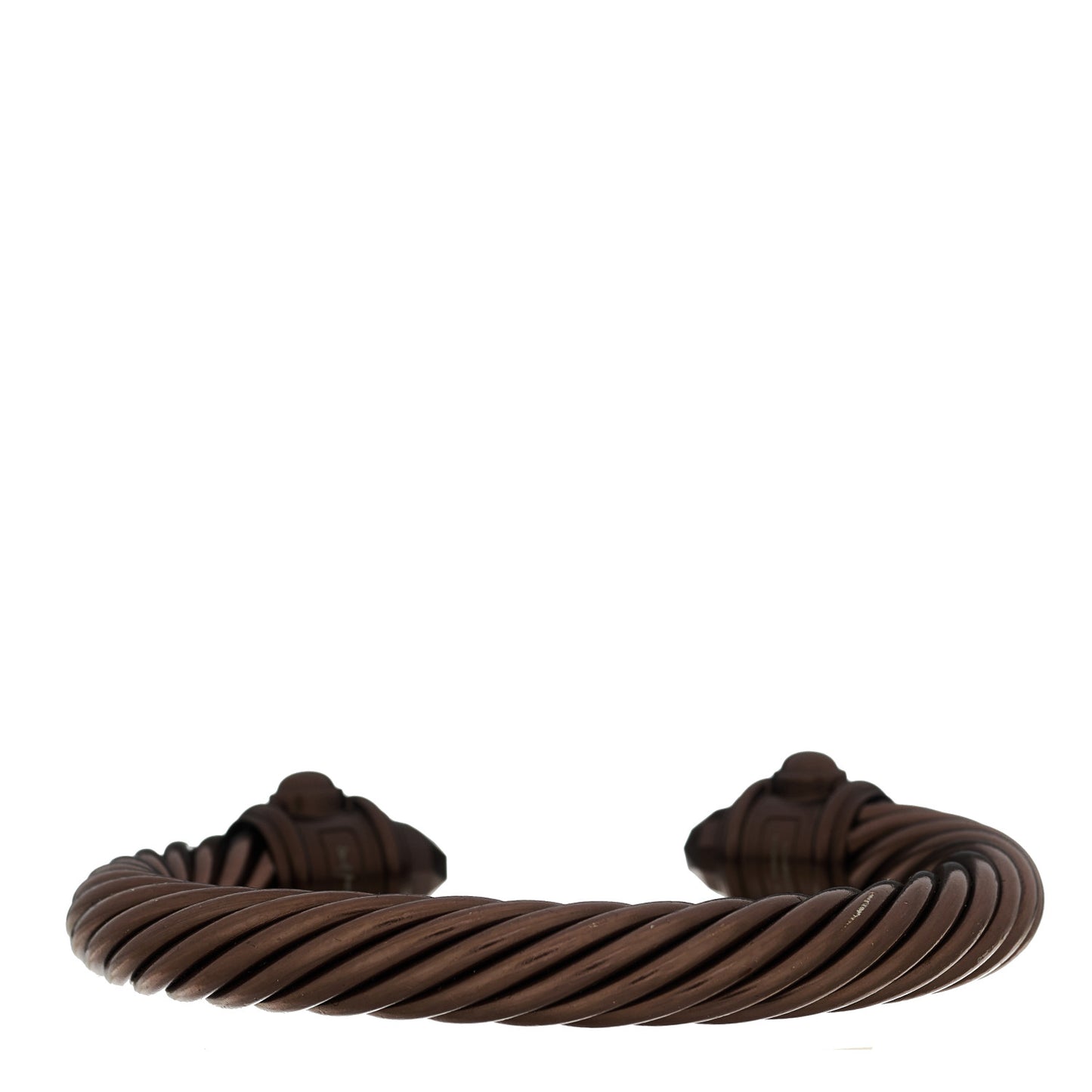 Aluminum 10mm Cable Renaissance Bracelet Chocolate