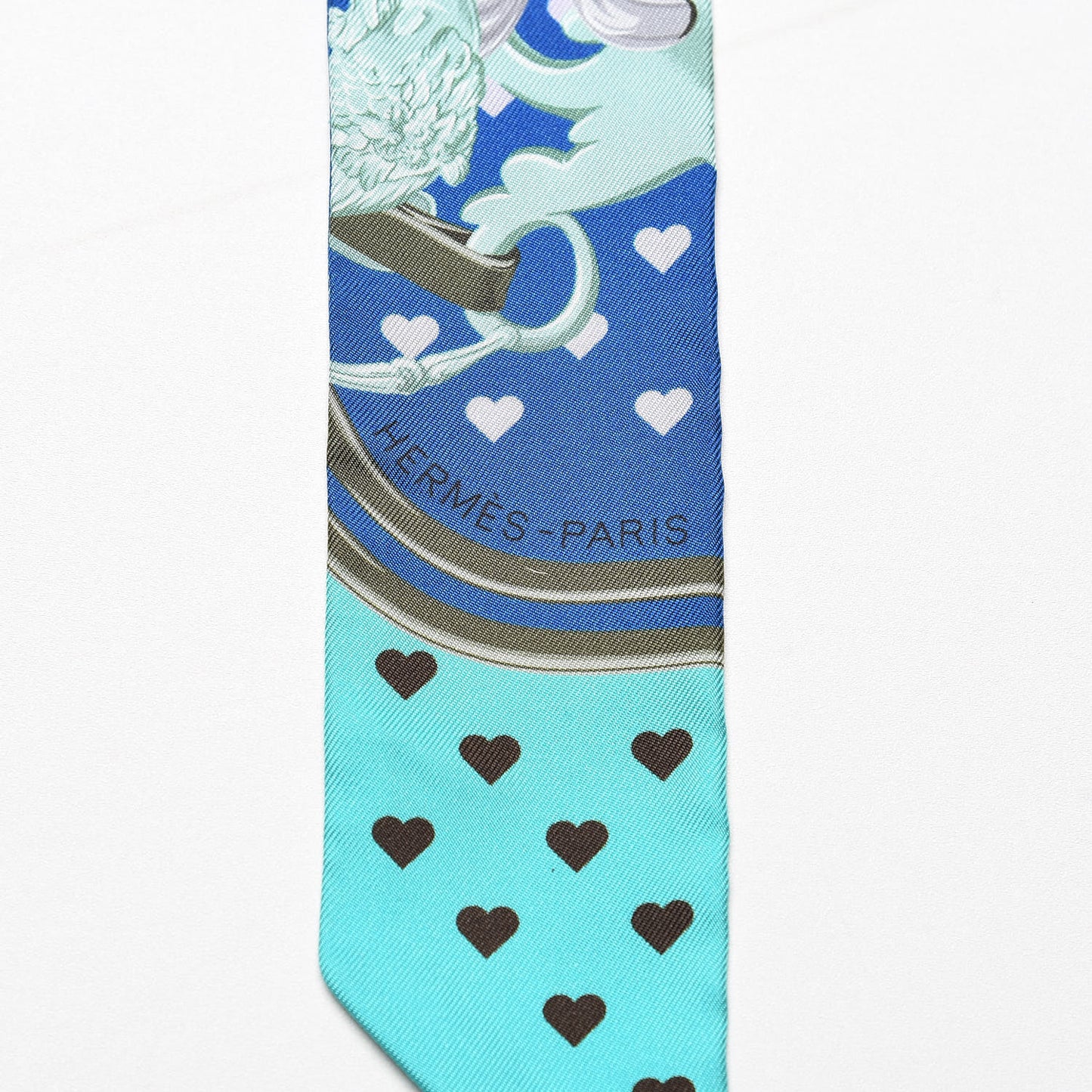 Silk Brides De Gala Love Twilly Cobalt Kaki Turquoise