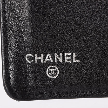 Chanel Patent Quilted Brilliant Yen Wallet Black 6 of 8