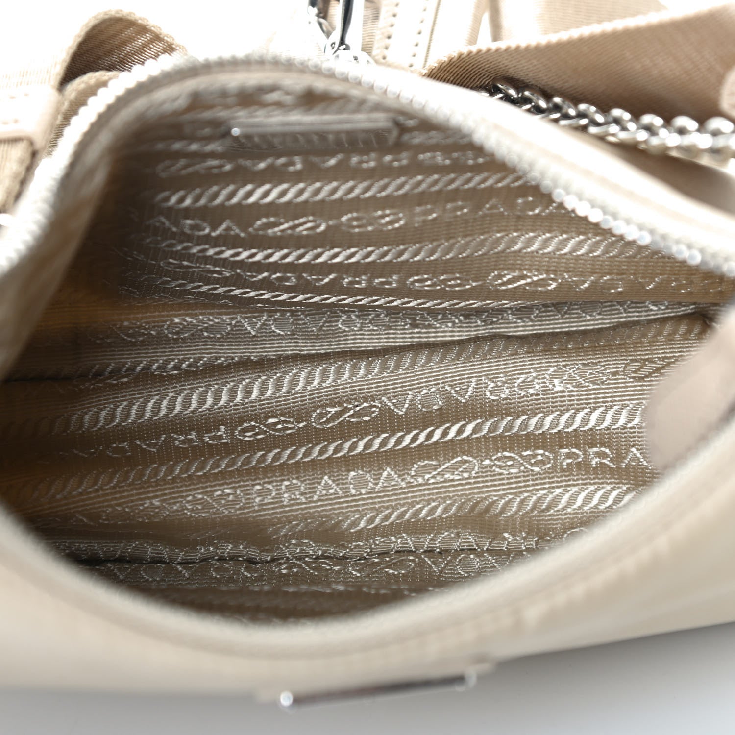 Prada Nylon Re-Edition 2005 Shoulder Bag Deserto 4 of 4