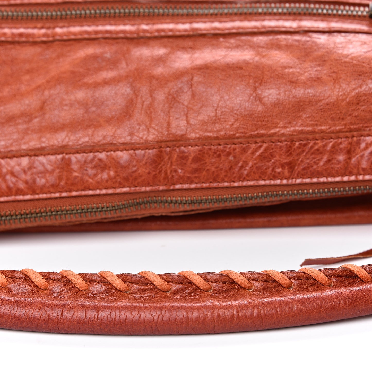Agneau Classic Hardware Day Hobo Rouille