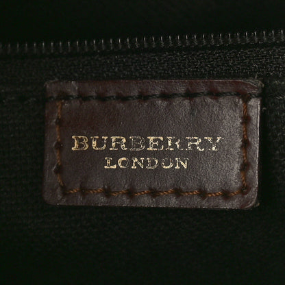 Burberry Haymarket Check Studded Small Tote Chocolate 6 of 12